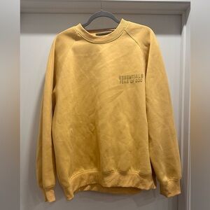 Fear of God Yellow Crewneck Sweater